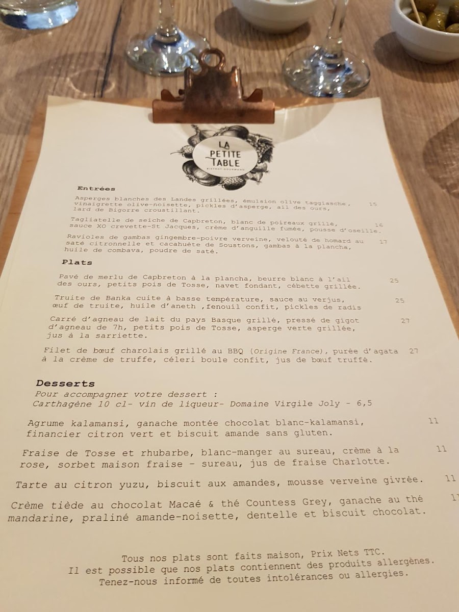 Menu La Petite Table Capbreton-4