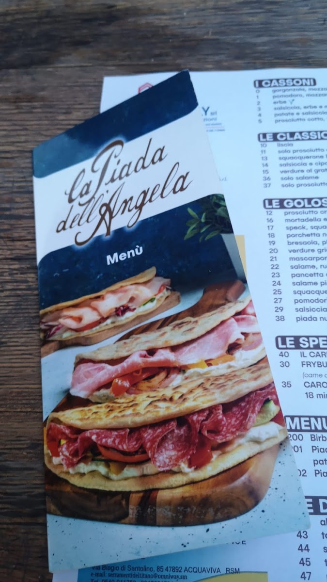 Menu La Piada Dell'angela-9