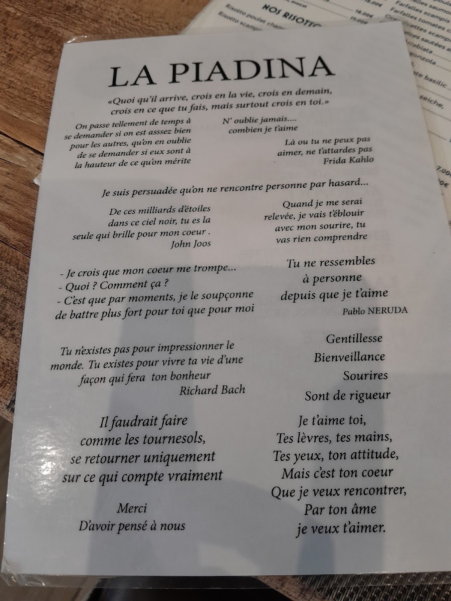Menu La Piadina-9