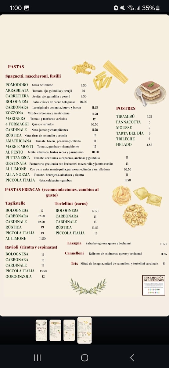 Menu La Piccola Italia-3