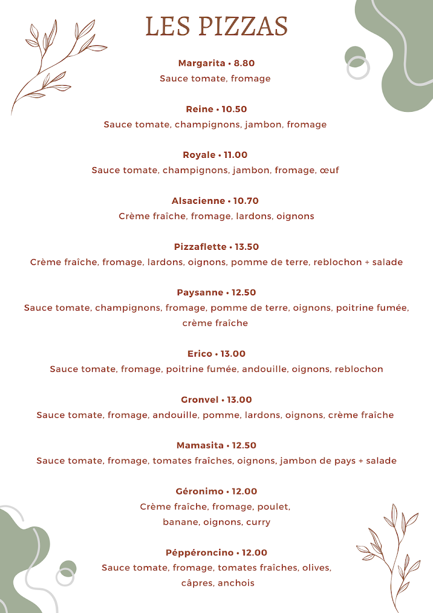 Menu La Pie ´ Zeria Du Canal-2