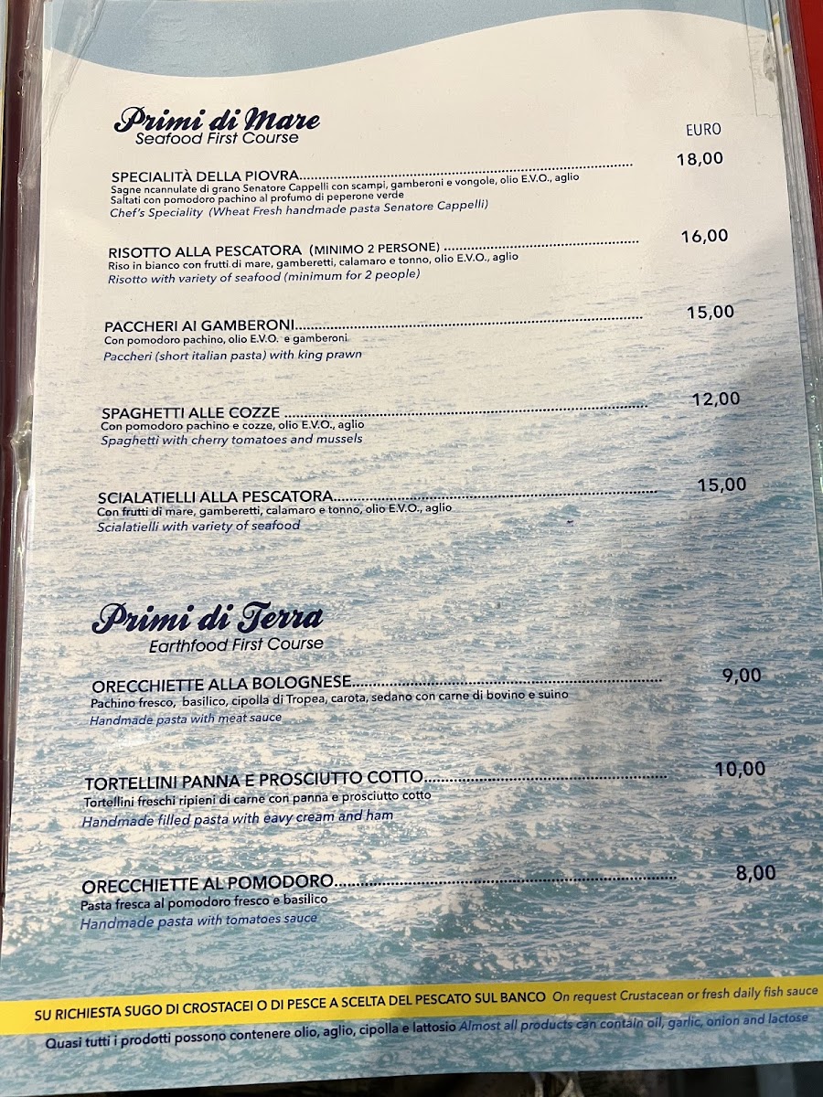 Menu La Piovra Da Anna Maria Ristorante-3