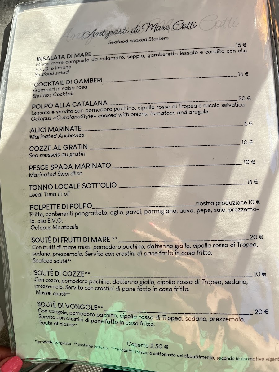 Menu La Piovra Da Anna Maria Ristorante-4