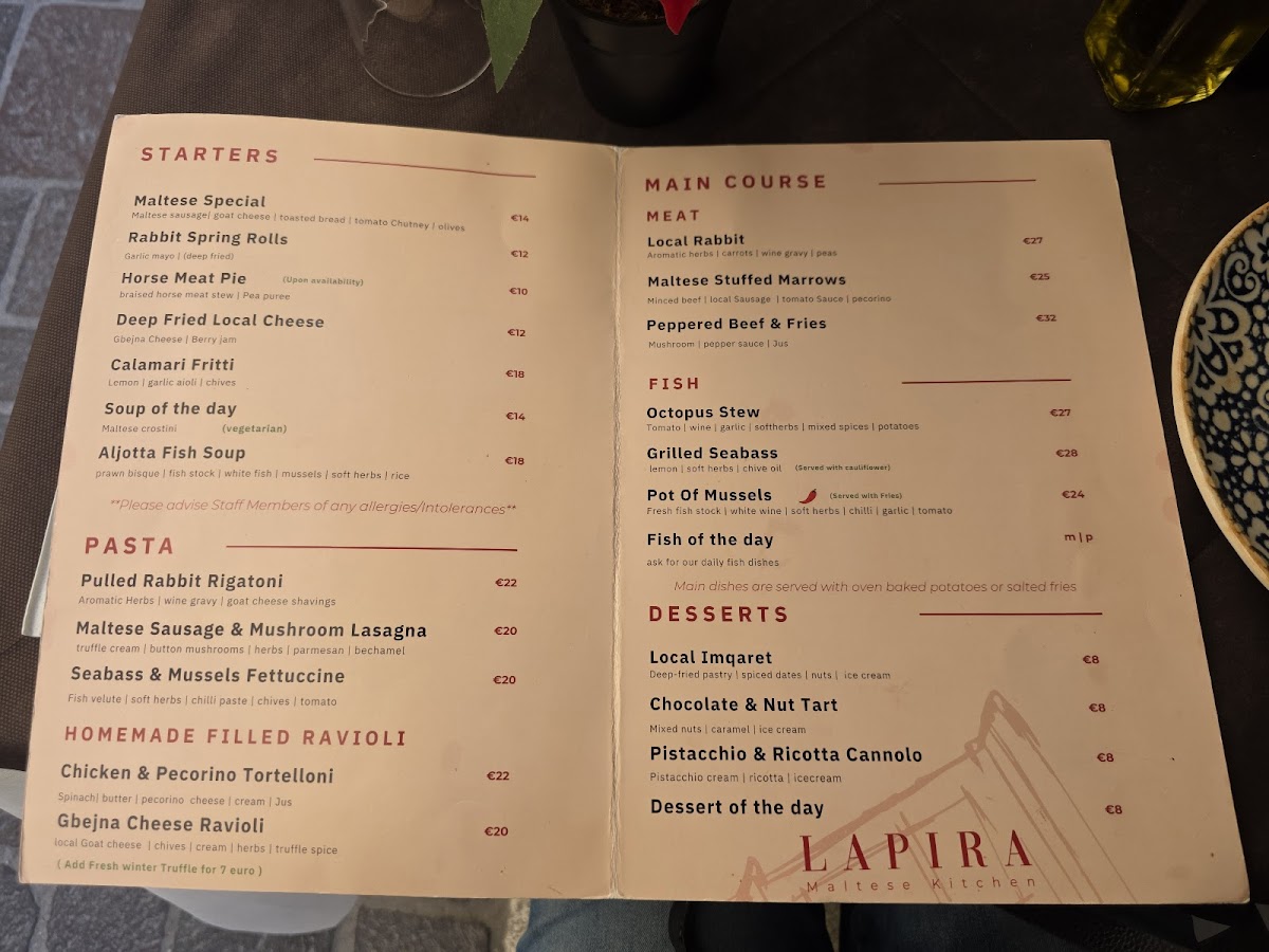 Menu La Pira Maltese Kitchen-3
