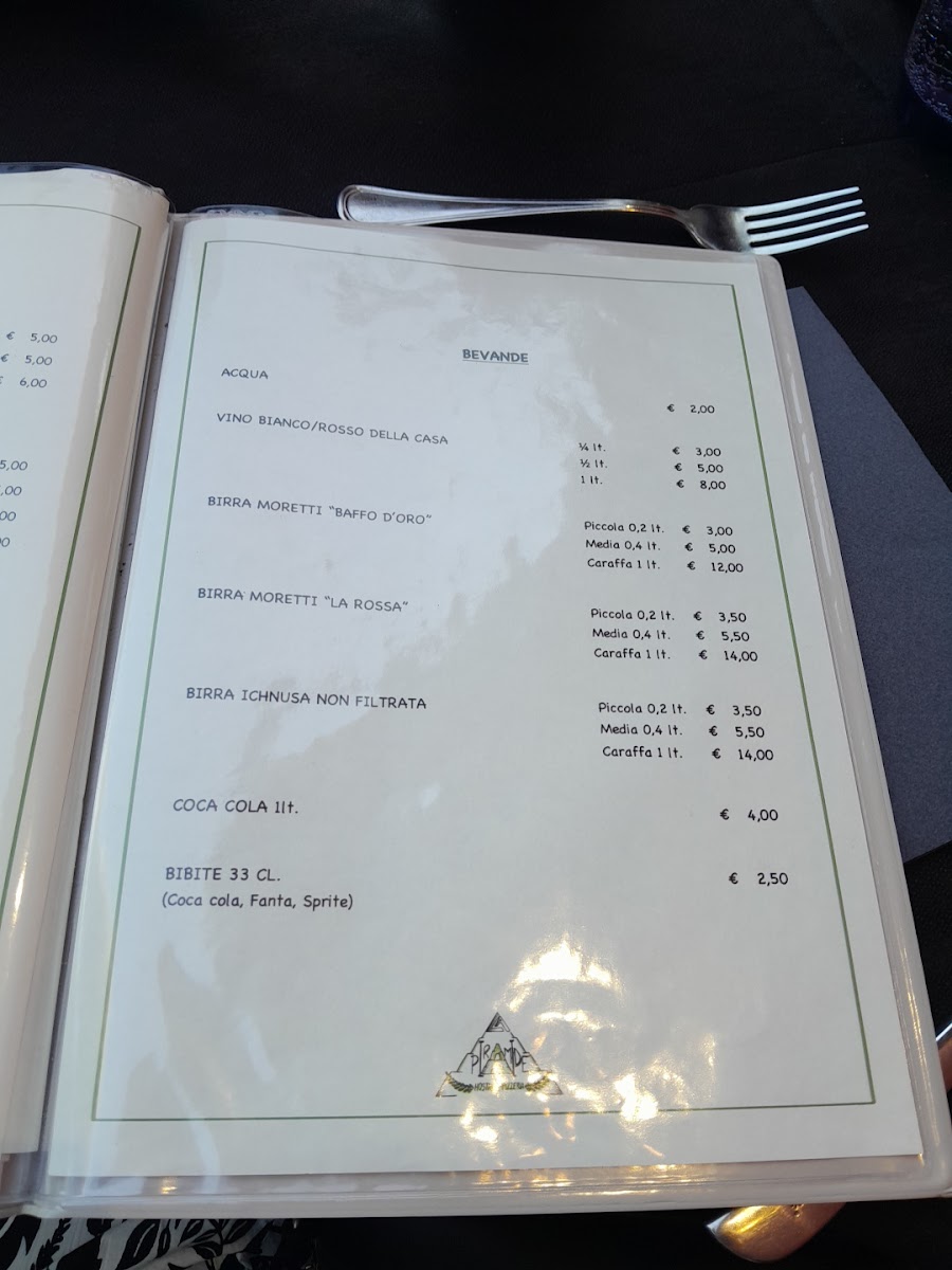 Menu La Piramide Hostaria Pizzeria-10