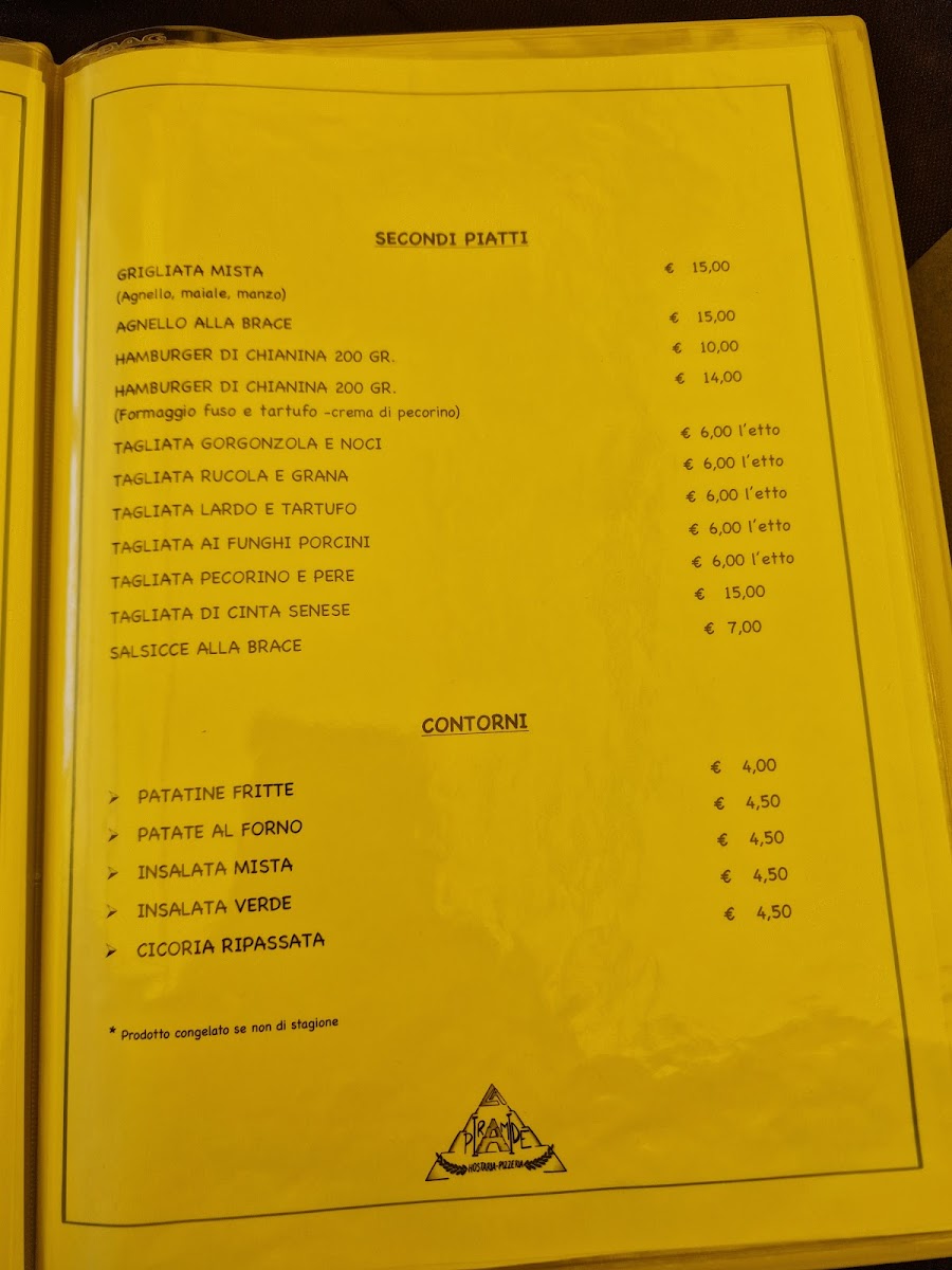 Menu La Piramide Hostaria Pizzeria-3