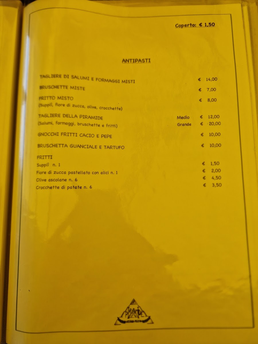 Menu La Piramide Hostaria Pizzeria-9