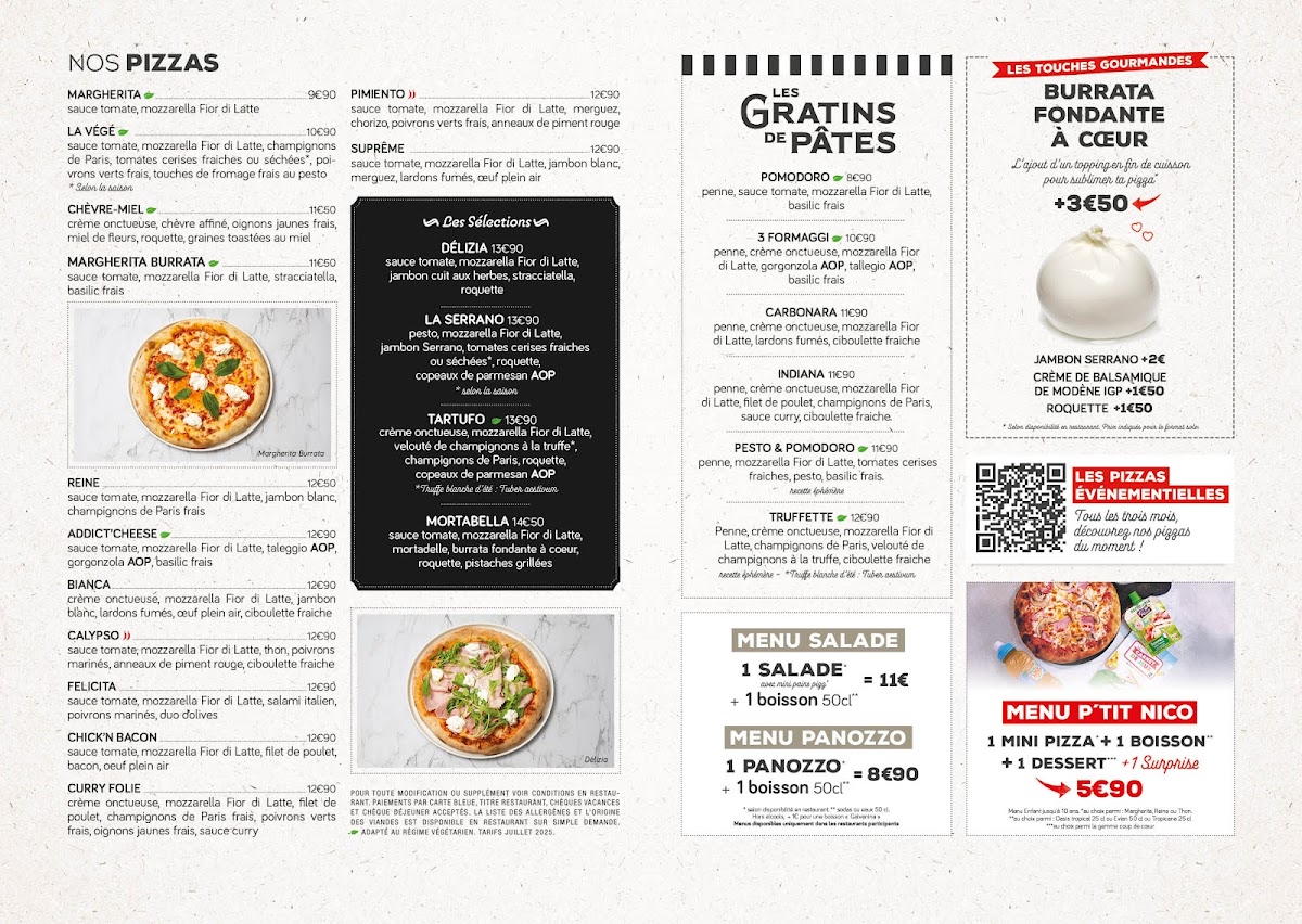 Menu La Pizza De Nico Nancy-2
