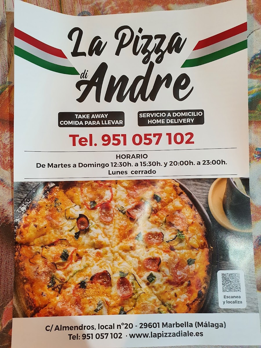 Menu La Pizza Di Andre-10