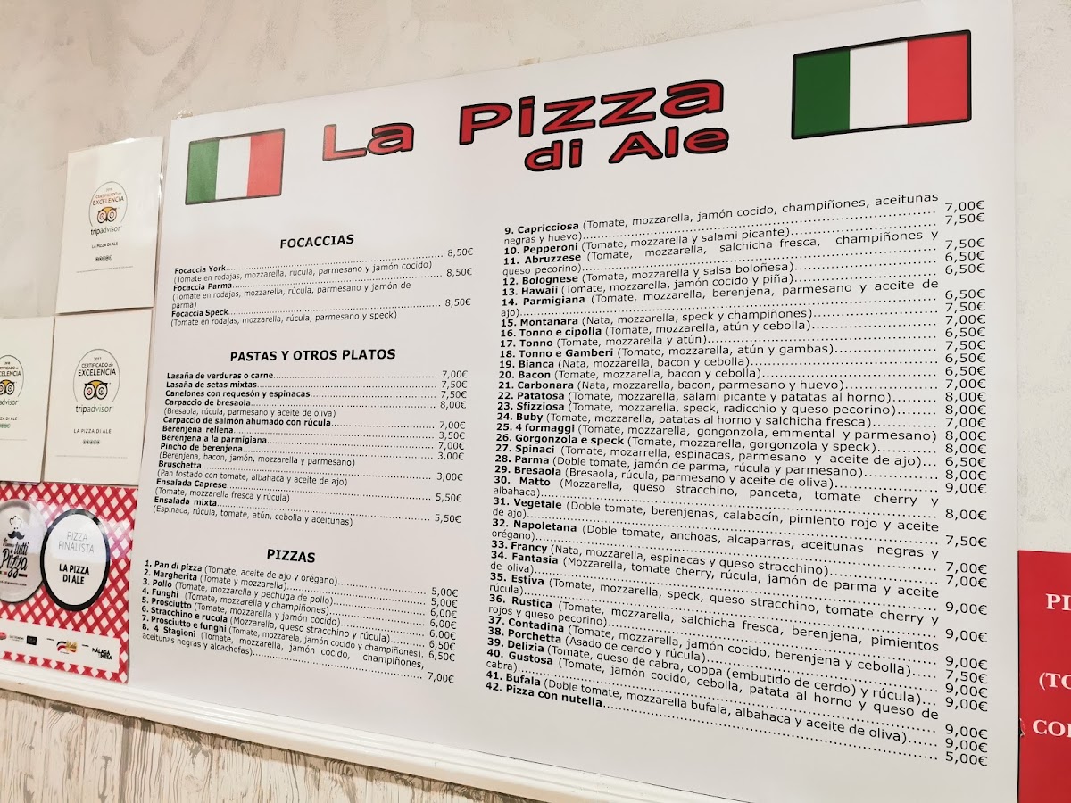 Menu La Pizza Di Andre-6