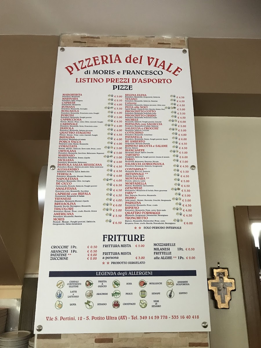 Menu La Pizzeria Del Viale-9
