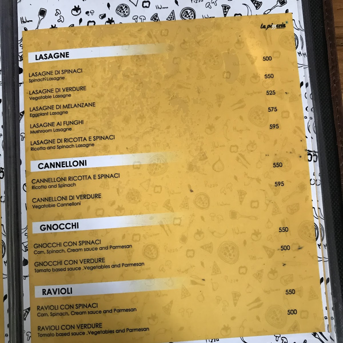 Menu La Pizzeria-8