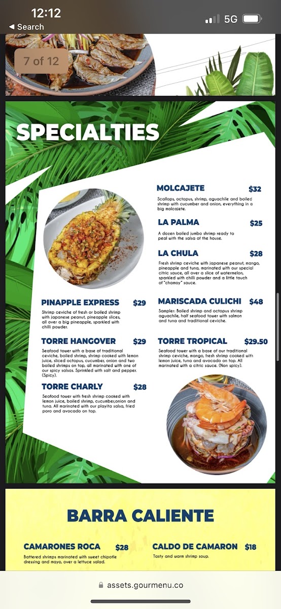 Menu La Playita Seafood-7