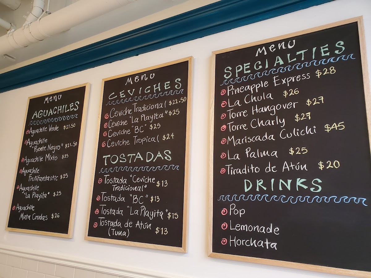 Menu La Playita Seafood-8