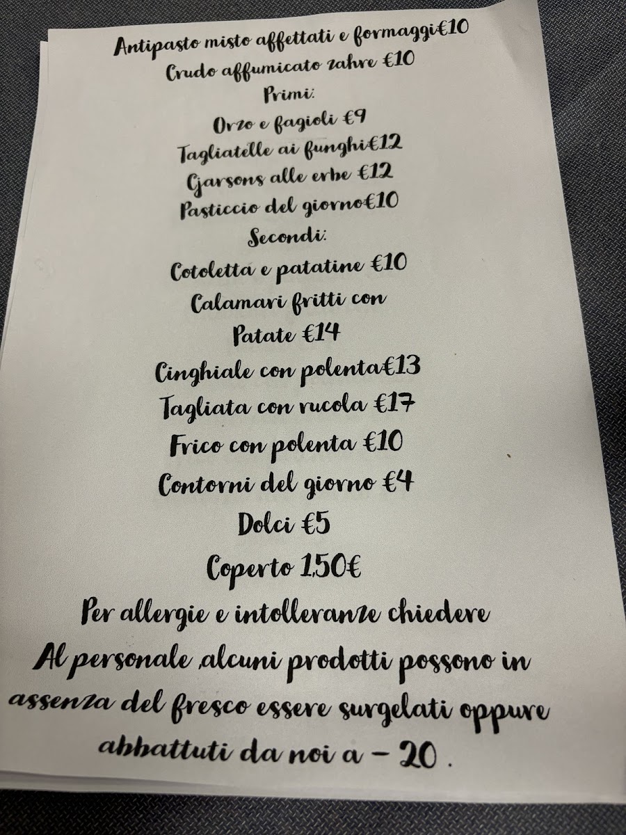 Menu La Polse Di San Pieriristorante E Camere-3