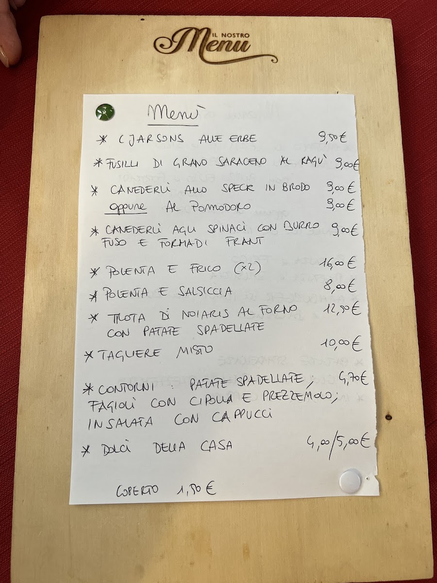 Menu La Polse Di San Pieriristorante E Camere-4