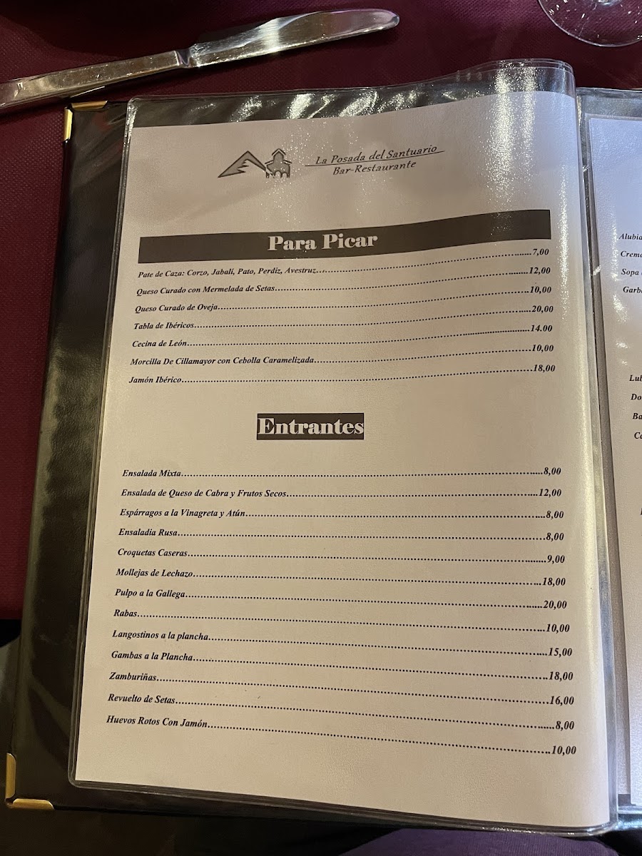 Menu La Posada Del Santuario-5