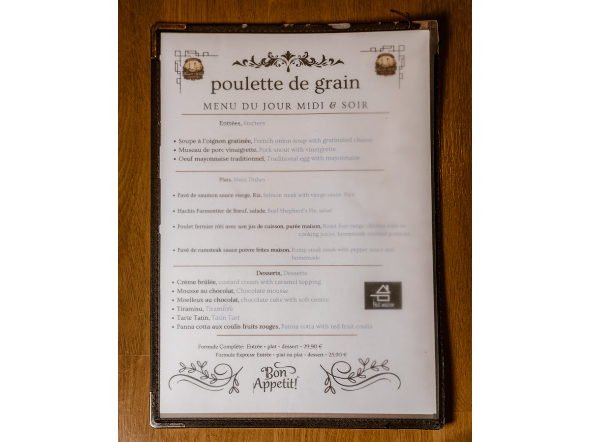 Menu La Poulette De Grain-2
