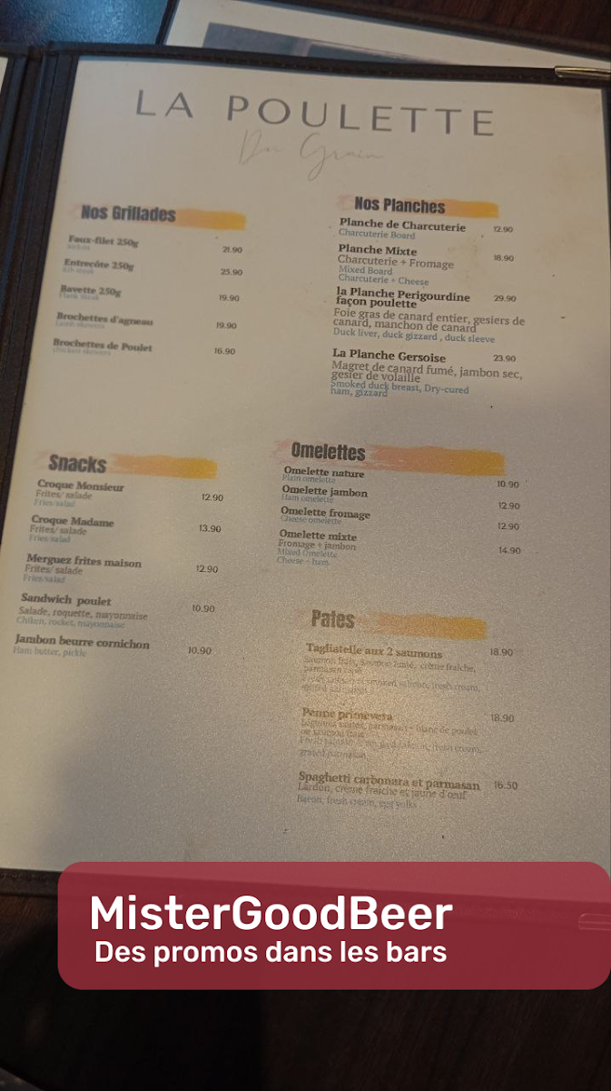 Menu La Poulette De Grain-5