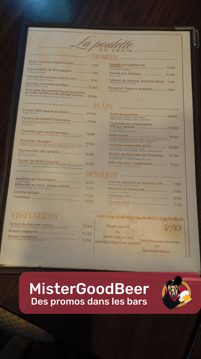 Menu La Poulette De Grain-6