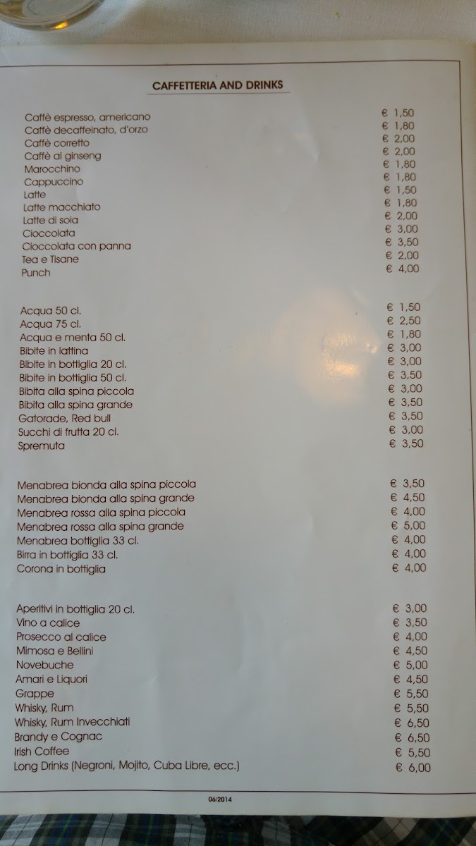 Menu La Prateria Steakhouse & Sports Bar-1