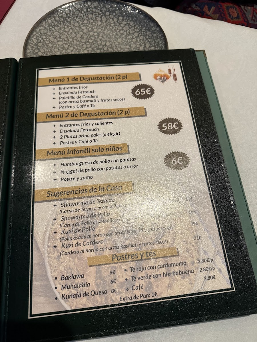 Menu La Princesa Árabe-4