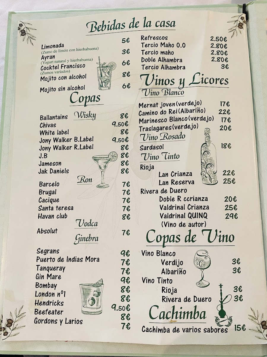 Menu La Princesa Árabe-7