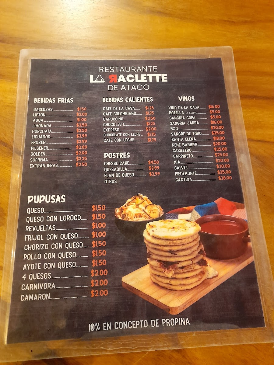 Menu La Raclette-1