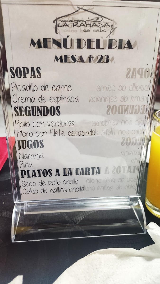 Menu La Ramada Del Sabor-1