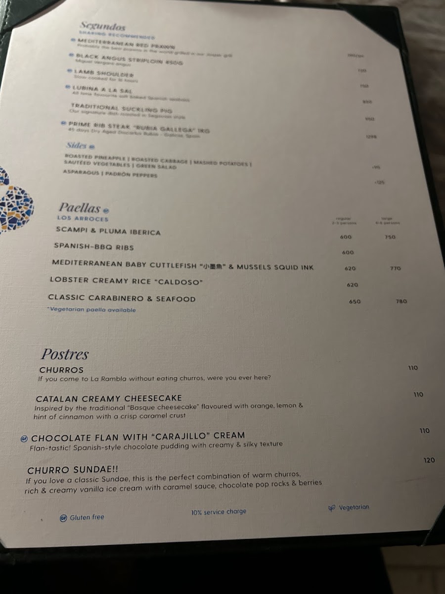 Menu La Rambla By Catalunya-6