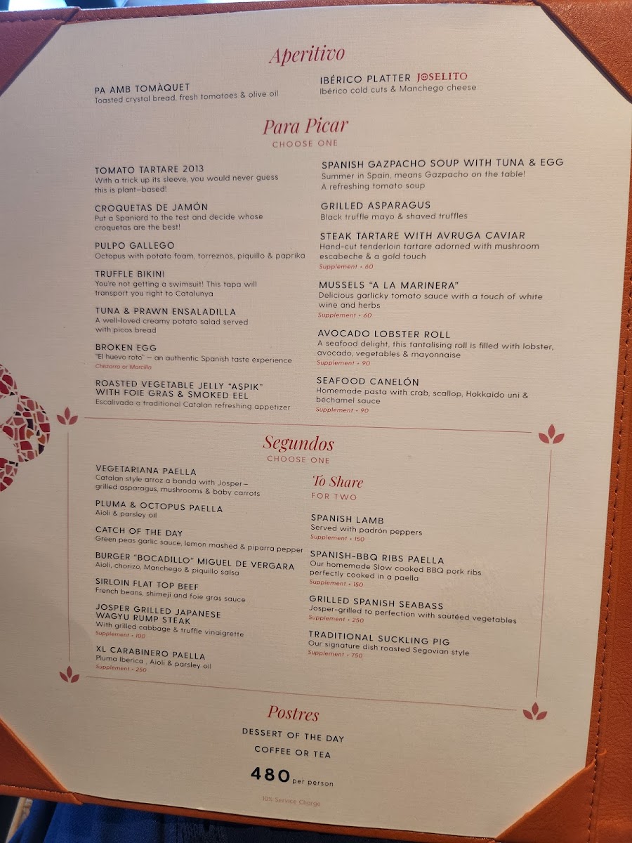 Menu La Rambla By Catalunya-8
