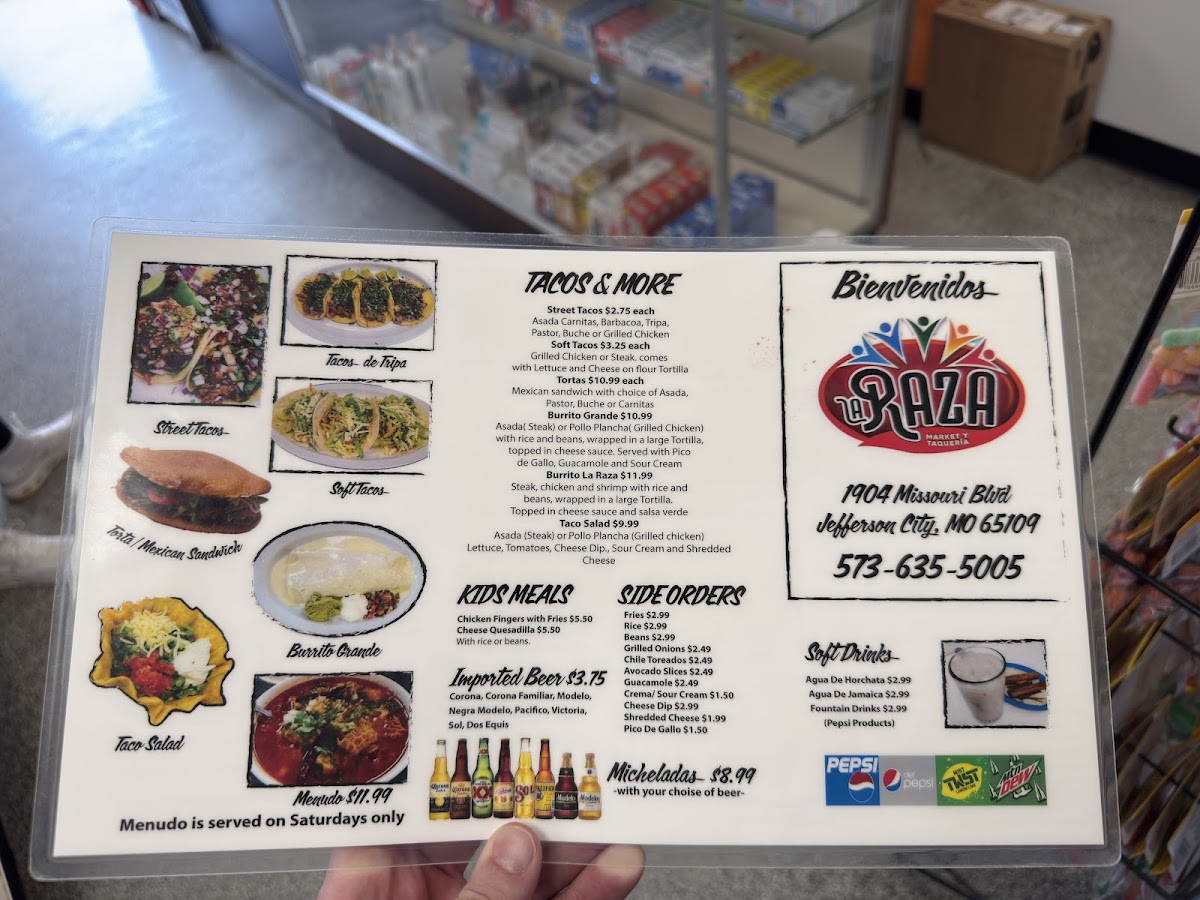 Menu La Raza Market And Taqueria-4