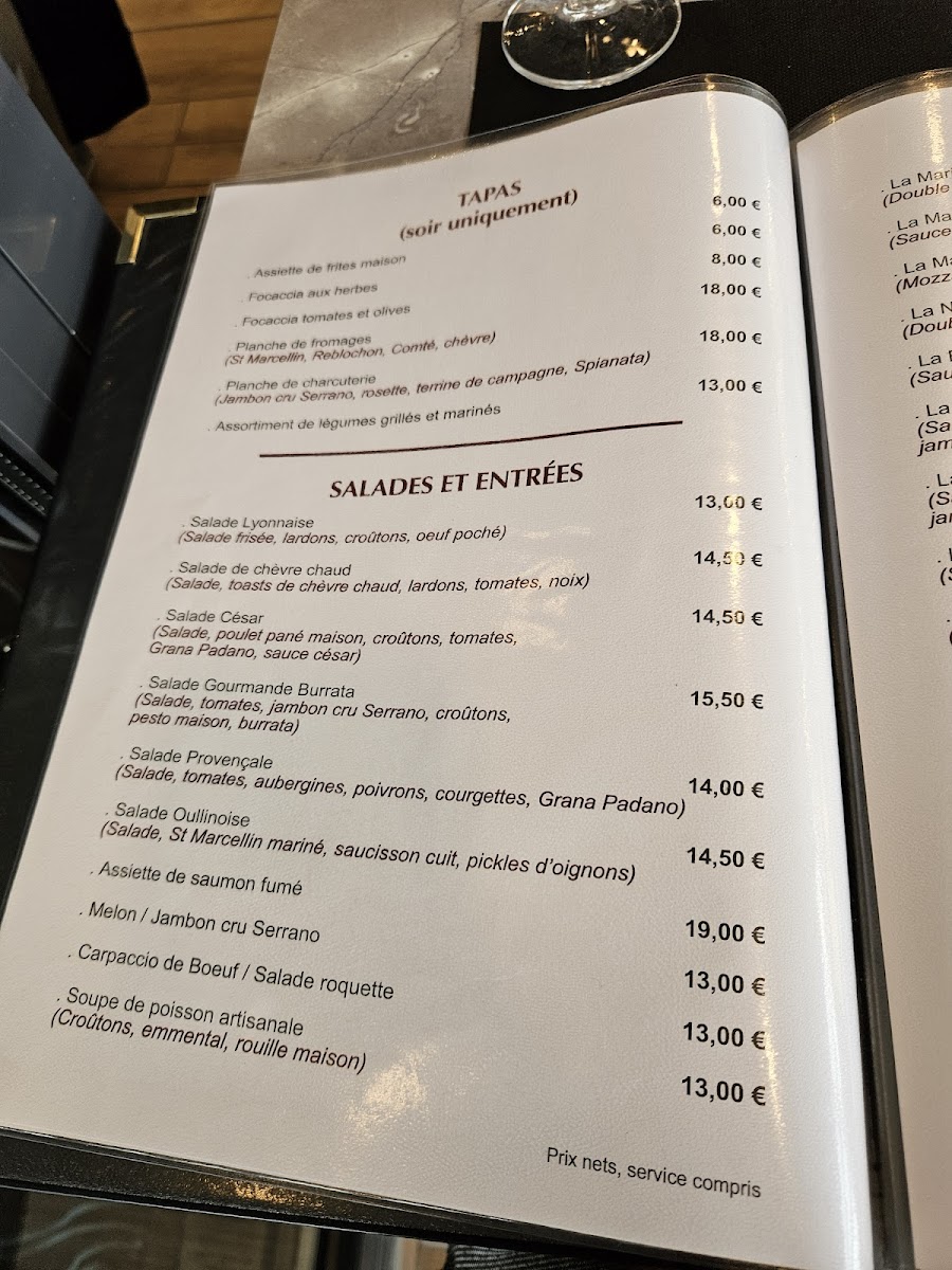 Menu La Renaissance-10