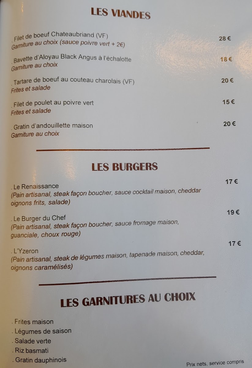 Menu La Renaissance-2