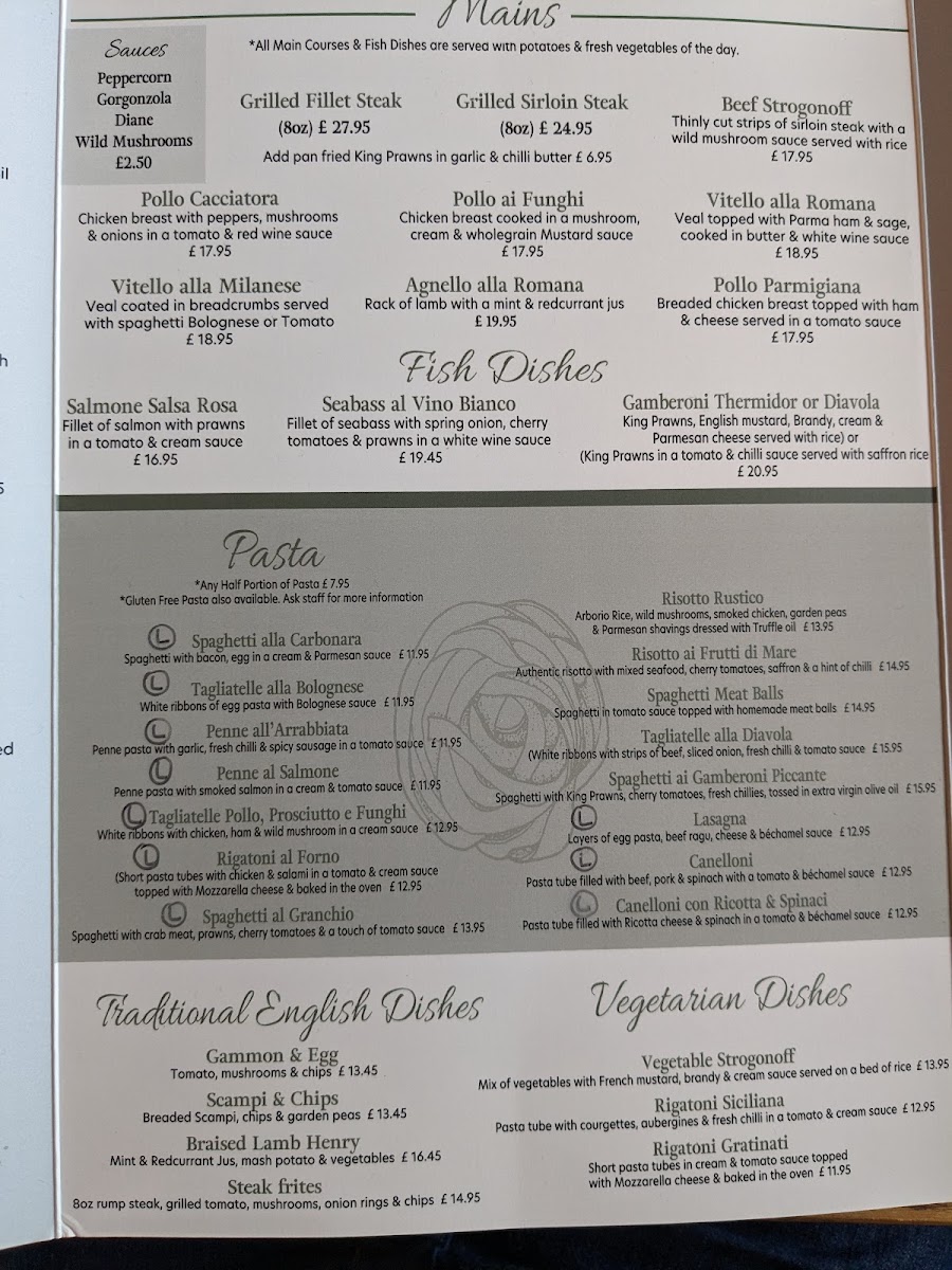Menu La Roma Restaurant-2