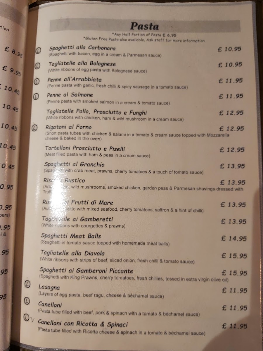 Menu La Roma Restaurant-7