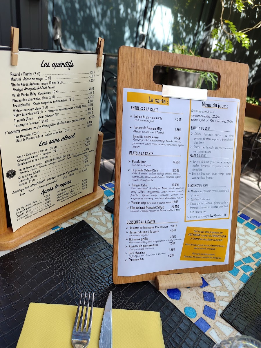 Menu La Romazière-4