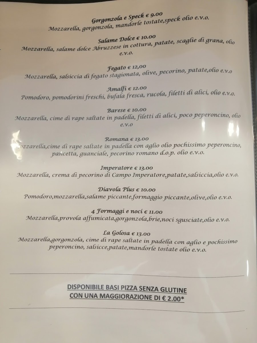 Menu La Rondine 2.0 Trattoria New Age Pizzeria-1