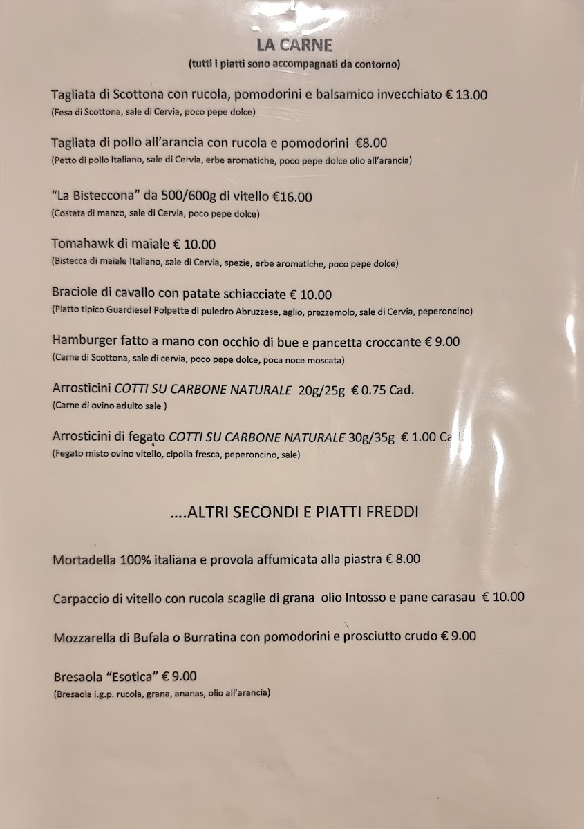 Menu La Rondine 2.0 Trattoria New Age Pizzeria-4