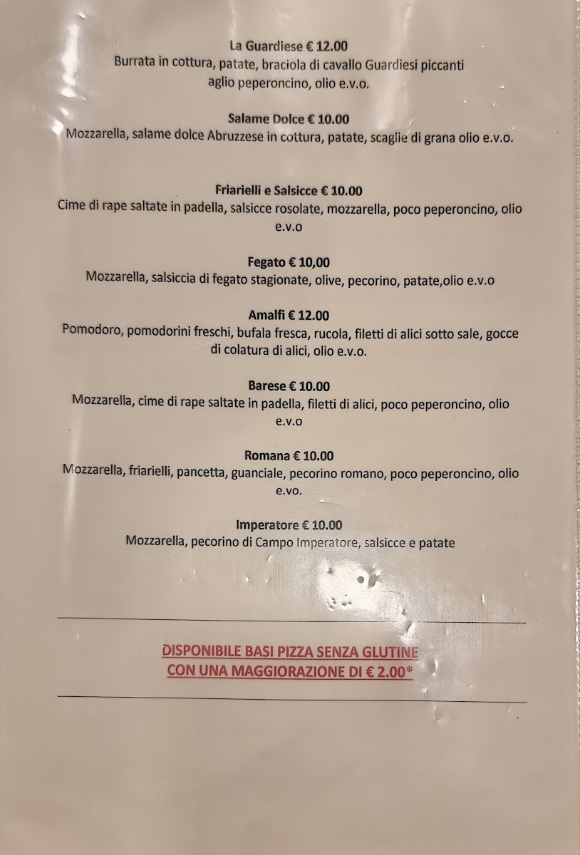 Menu La Rondine 2.0 Trattoria New Age Pizzeria-9