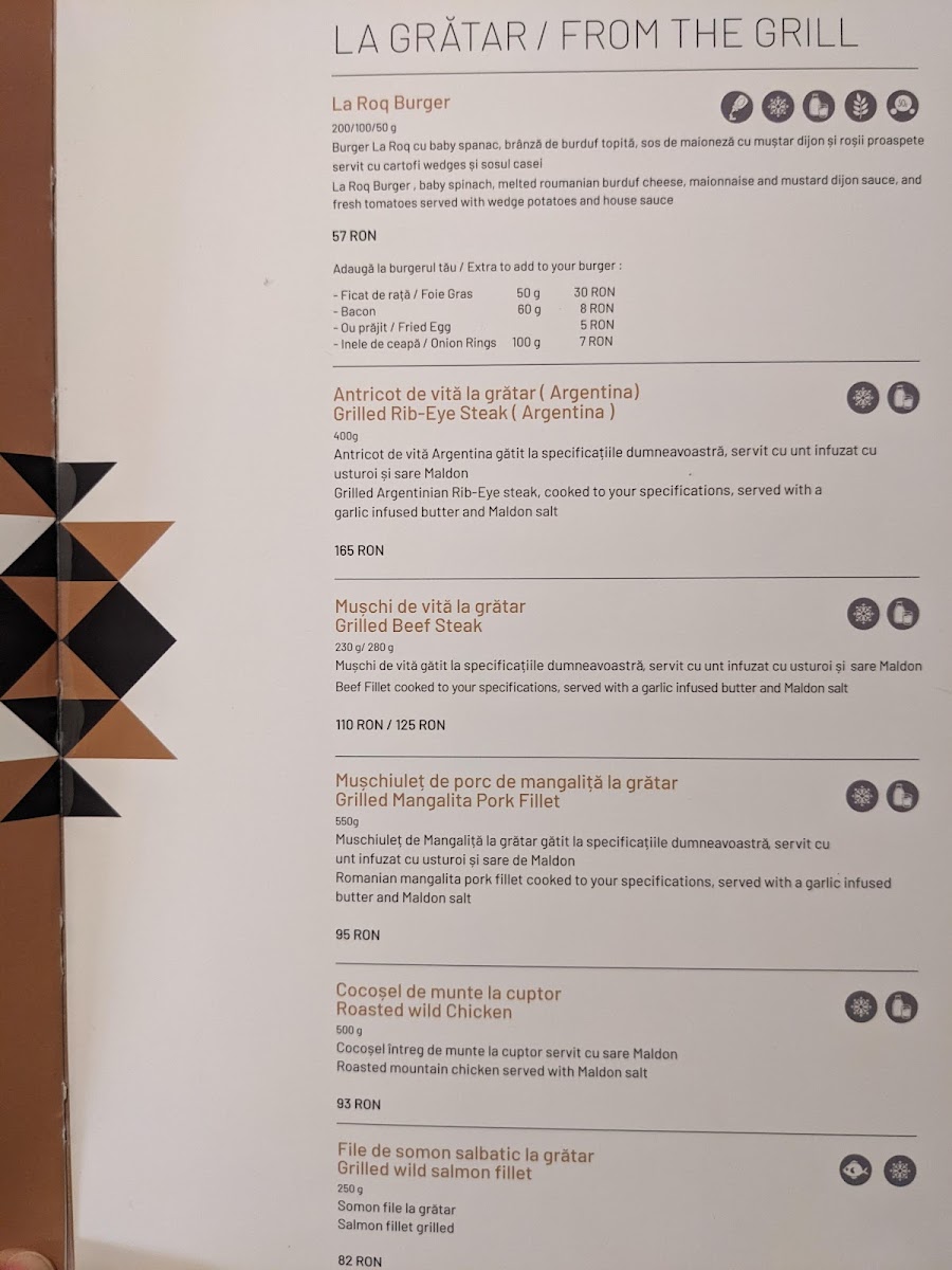 Menu La Roq Restaurant Sinaia-8