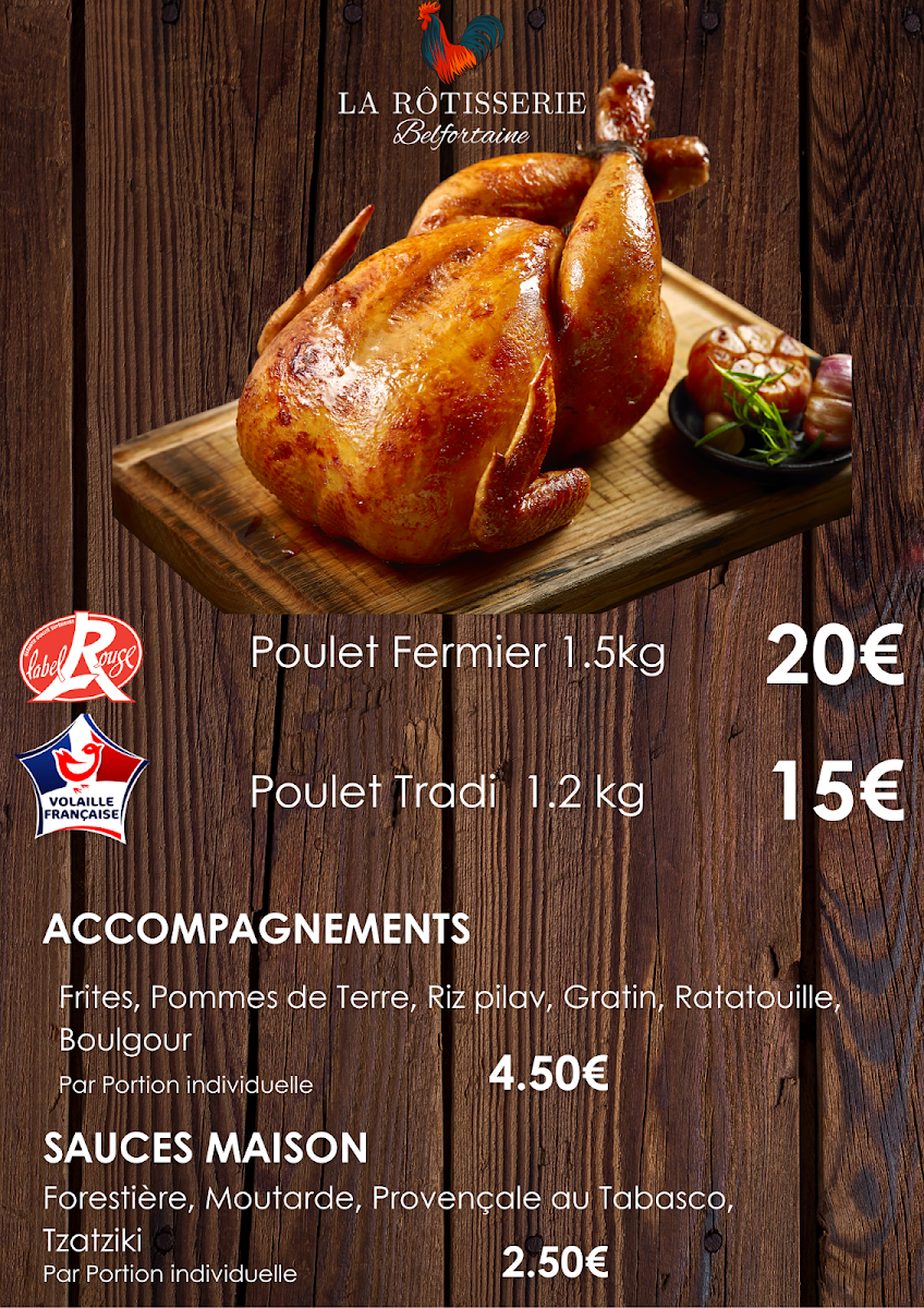 Menu La Rôtisserie Belfortaine-2