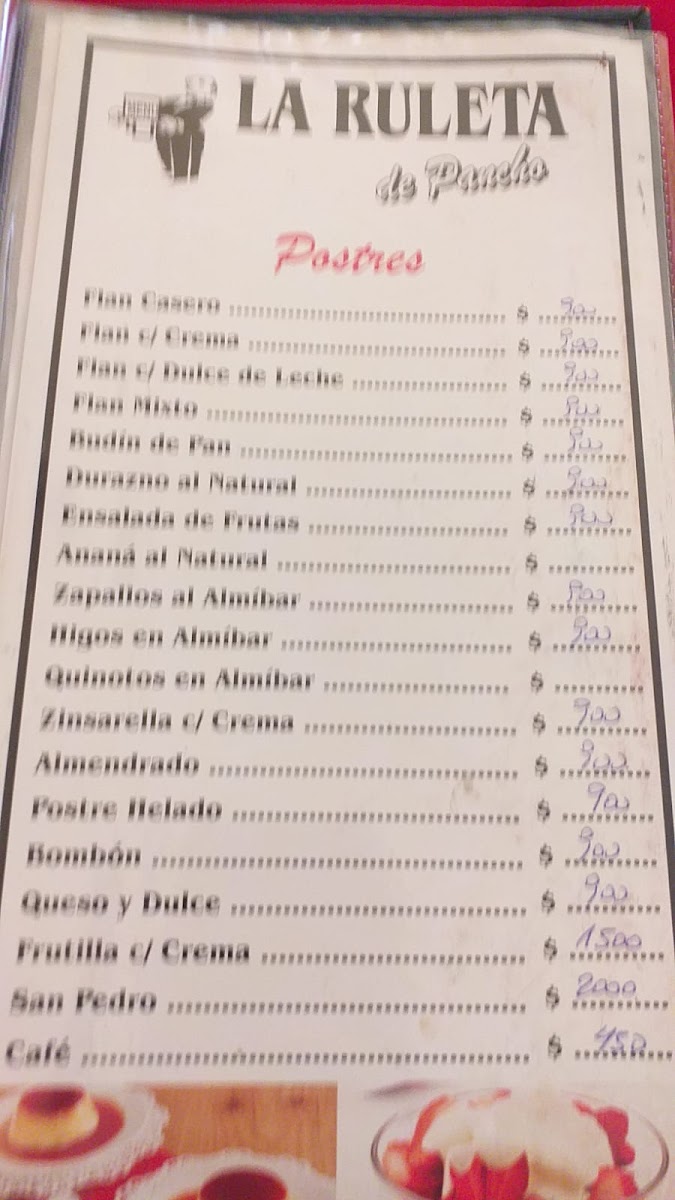 Menu La Ruleta De Pancho-6