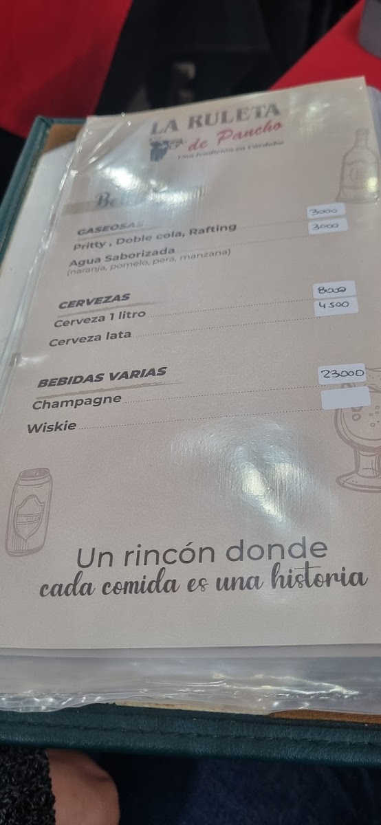 Menu La Ruleta De Pancho-8