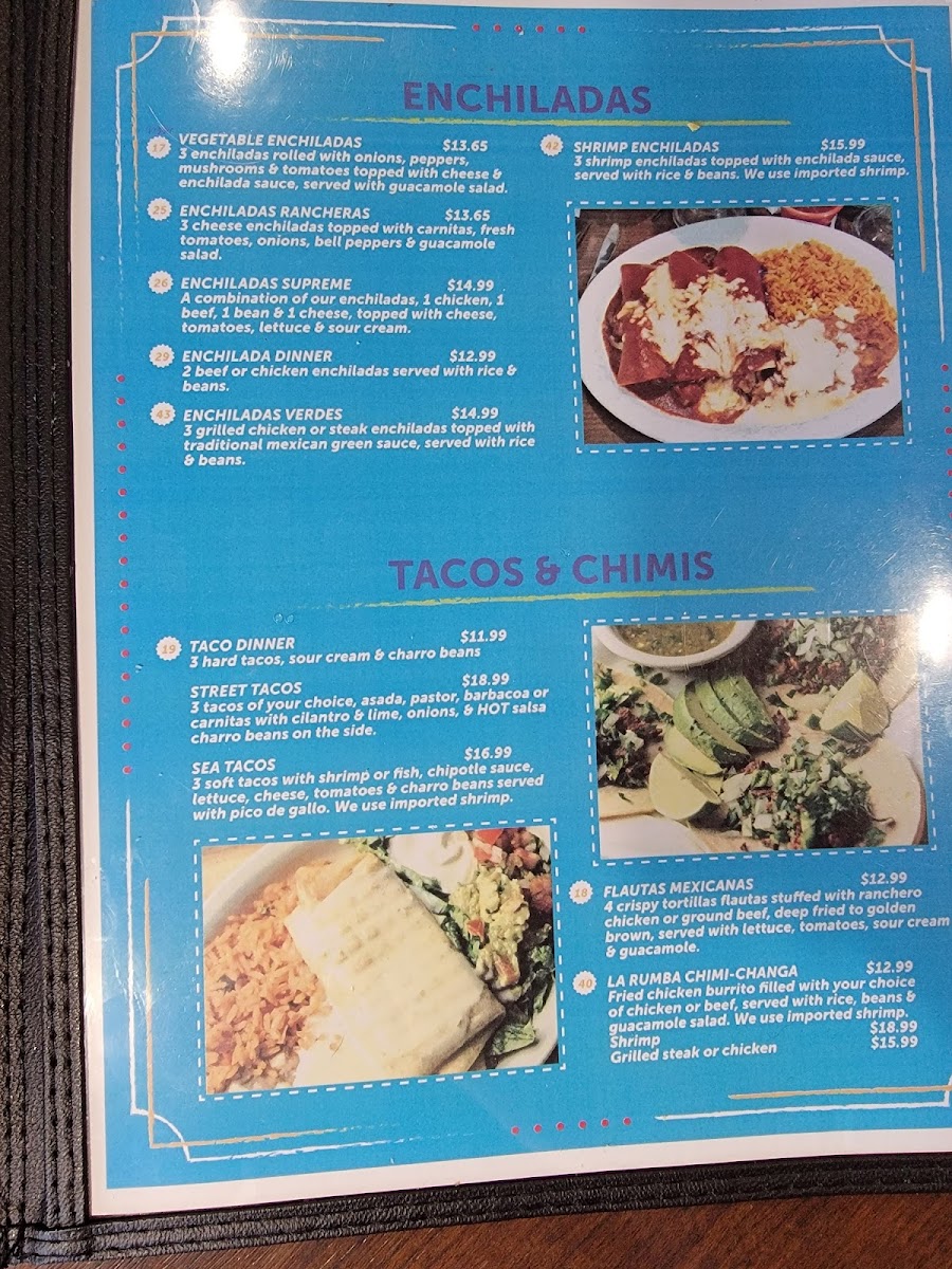 Menu La Rumba Mexican Restaurant-3