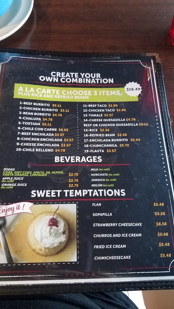 Menu La Rumba Mexican Restaurant-4