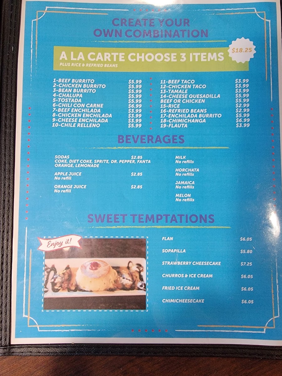 Menu La Rumba Mexican Restaurant-8