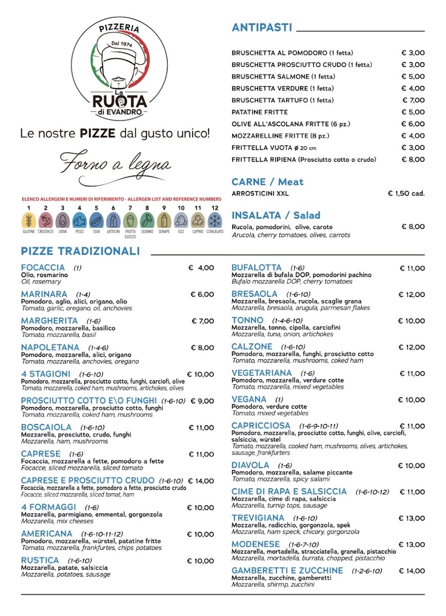 Menu La Ruota Di Evandro - Pizzeria-3