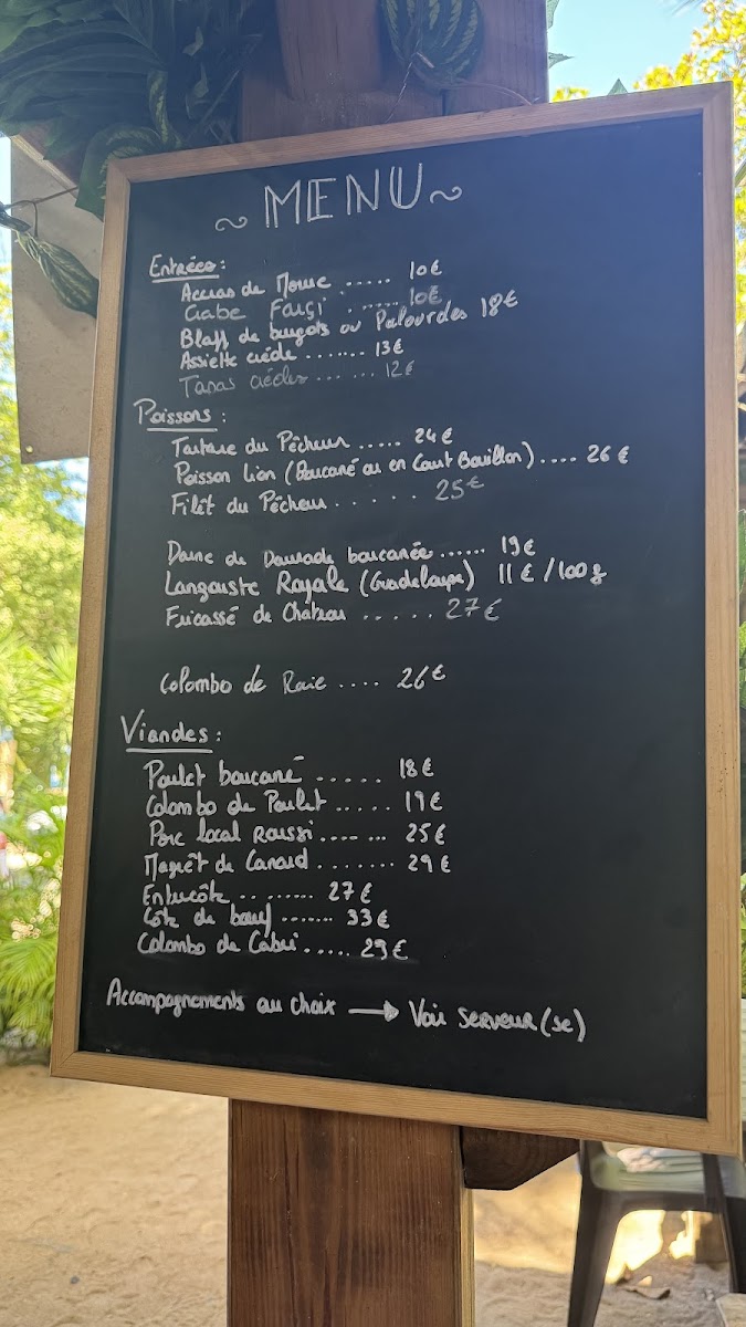 Menu La Salamandre Restaurant Plage-4