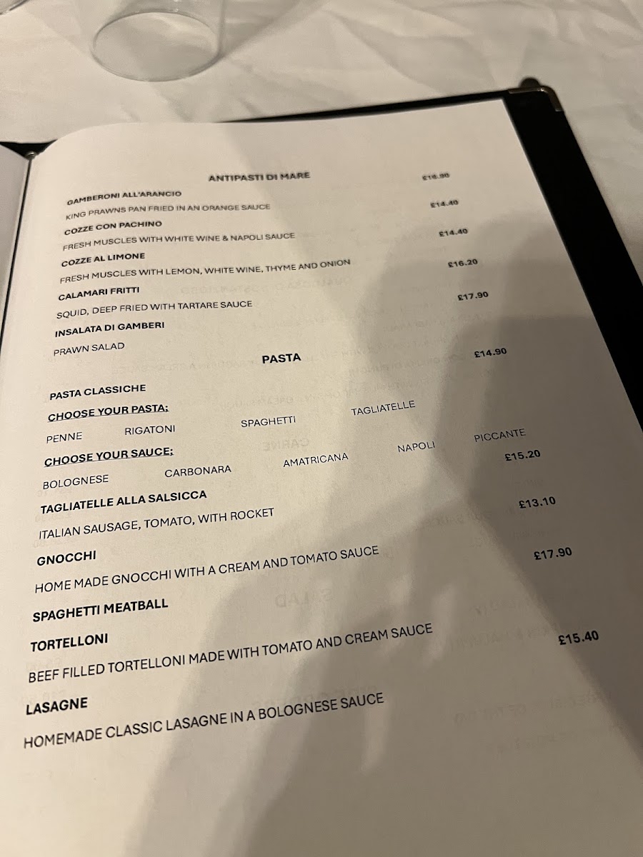 Menu La Salute Ristorante Italiano-1